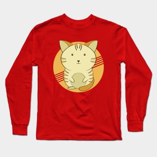 An adorable yellow cat Long Sleeve T-Shirt